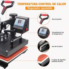 Plancha Sublimadora Control Digital Manual Sublimación29x38 - Negro - Ver 3