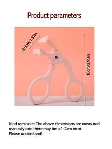 1支睫毛夹，无框睫毛夹，广角睫毛夹，不夹皮肤，持久卷翘，睫毛化妆工具，化妆必备品 - 彩色 - 查看 9