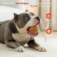 Willjoy Dog Chew Toys For Aggressive Chewers, Tough Dog Toys For Aggressive Chewers, Pine Wood And Nylon Indestructible Dog Toy, Bacon Flavor Large Dog Toys To Keep Them Busy - 2個裝 RollBalls - 查看 4