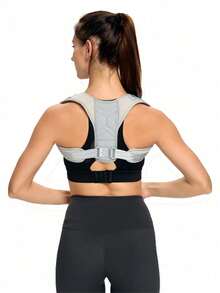 1pc Adjustable Back Posture & Neck Support Training Device, Home/Office Use For Men & Women, Shoulder Support Elastic Band