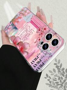Inspirational Floral & Bible Verse Print Phone Case For IPhone 11/12/13/14/15/16 Series, Clear TPU Material With Built - In Shock - Proof Stripes, Motivational & Protective Phone Cover With - Trong sáng - Xem 5