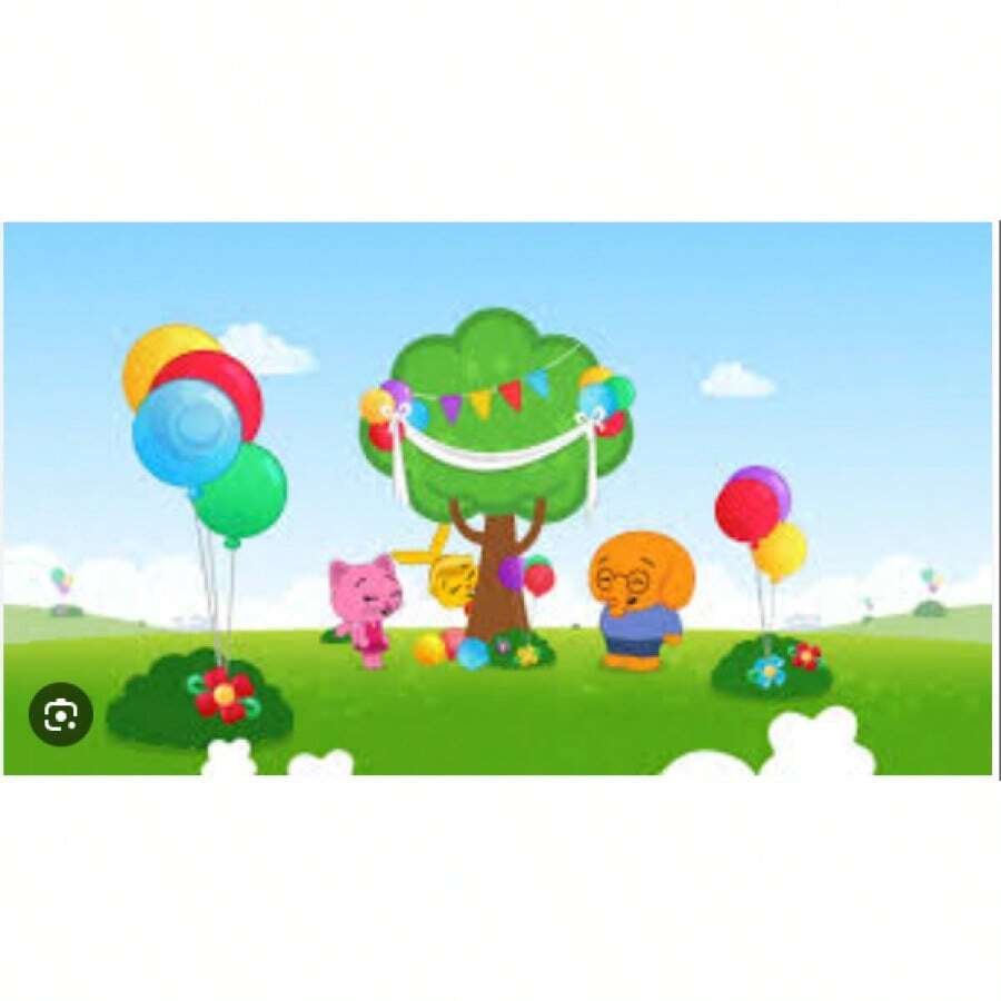 Plim Plim Birthday Party Backdrop For Photography Background Birthday Decor 01 - A - View 1