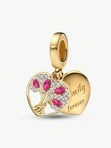 1 件时尚心连心串珠饰品，适合手链 DIY 女士珠宝 - 金色 - 查看 23