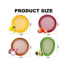 Silicone  Saver -  Reusable Storage Containers For Fridge - Ideal For Onions Lemons Tomato And Potatoes More - Green - View 6