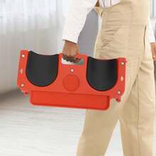 Kangten Rolling Knee Pads Platform W/ Wheeled Workers' Wheels Knee Pad Floor Tiles Tools LYNICESHOP Rolling Knee Creeper, 20.08" X5.51" Flooring Knee Pads With Full 360 Degree Turn Casters And Tool Tray, Multifunctional Garage Rolling Knee Creeper Pads For Home Workshop Auto Repairing A Nice Gift - 黑色和紅色 - 查看 8