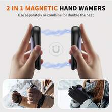 coldSky Hand Warmers Rechargeable 2 Packs Magnetic Electric Hand Warmer With Digital Display, Portable Pocket Hand Warmer, For Men Women, Outdoors, Games, Camping, Hunting Christmas Gifts, Hand Warmers, Gifts For Men, Stocking Stuffers, Hand Warmers Rechargeable Insulation,Galentines,Puppy,Carnival,Party Decorations,Spring Summer Picks,Brides Maid Gifts,Room,Bedroom Decor,Beach,Travel,For Men,For Women,Vacation,Cute Stuff - Multicolor - View 4
