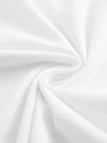 Botas de combate vaqueras 180g Camiseta de Manga Corta para Mujer diseño de cuello redondo, 100% algodón y transpirable estilo básico casual y Para uso diario en el transporte y versátil - Blanco 5 - Ver 6