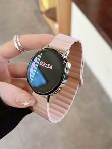 18 毫米、20 毫米、22 毫米硅胶磁性表带兼容三星 Galaxy Watch 3/4/5/6、GT4/3、Garmin、Amazfit 可穿戴设备 - 彩色 - 查看 7