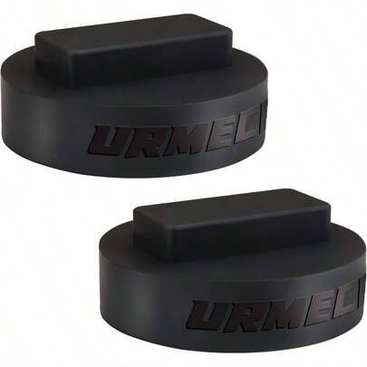 - 2 almohadillas para orejas de goma para y se adapta a la mayora de sillas hidrulicas de 4 a 8 toneladas con hueco de 1.42 pulgadas 36 mm para coche, carro de piso con punta de