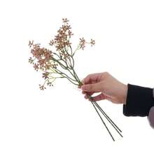 Artificial Flower Bouquet, Colorful Realistic Fake Flowers Bouquet Valentines Day Present - Purple - View 7