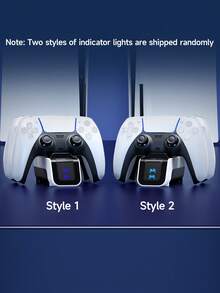 Game Controller Charger, With Protective Chip & Led Indicator, Charging Dock Station, 2.5 Hours Fast Charging, Compatible With PlayStation5 Charger