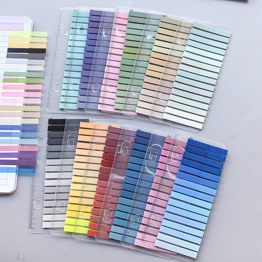 320 张超薄索引标签，学生必备，渐变色阅读标记贴纸 - 13*6cm - 查看 1