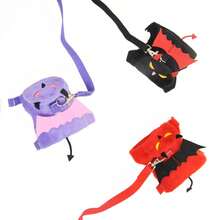 Ferret Harness Leash, Adjustable Demon Style Pet Ferret/Meerkat Vest Harness For Walking, Halloween Costume