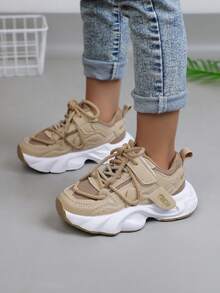 1 Paar Zhino ausgewählte Kinder Lässig Sneaker mit niedrigem Schaft, bequem & stylisch für Innen/Außen, Laufen, Frühling & Herbst