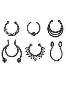 Inel de sept fals, piercing pentru sept fals, inele de nas pentru sept fals, inele de nas fals, inel de nas fals pentru sept, inel de nas fals pentru sept, clip pe sept, inel de nas, piercing pentru sept fals, cerc pentru sept fals, bijuterii pentru sept fals