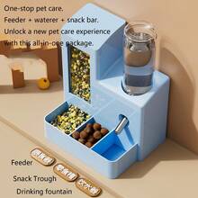 Hamster Automatic Feeder Leak-Proof Water Dispenser Special Eating And Drinking Integrated Anti-Tip Hamster Feeding Bowl