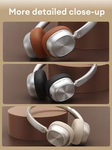 Lenovo 联想LE600复古蓝牙耳机，大振膜空间音频，AAC高清音质，蓝牙6.0低延迟，适合游戏、运动、时尚，兼容智能手机和电脑的无线耳机