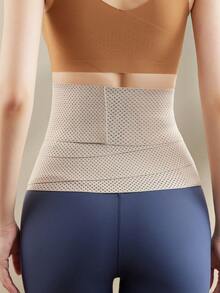 Autumn/Winter Abdominal Control Shaping Waist Trainer, Postpartum Support Fitness Belt - Apricot - View 2