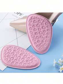Half Size Shoe Insoles For Men And Women, Front Foot Cushion For High Heels And Sports Shoes, Back Heel Pad To Reduce One Size Of ShoesFor Outdoor,Sport,Travel,Household,Office,School
