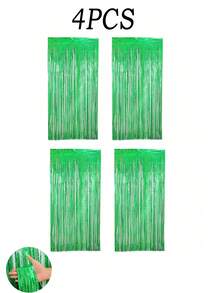 2/4pcs Winter Tassel String Curtain Decoration, Suitable For Birthday, Wedding, Graduation Party, Room Decoration, Photo Backdrop Christmas Gift Decorations