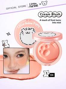 Little Ondine Phấn má hồng dạng kem 04, hiệu ứng trang điểm tự nhiên, căng mọng, dễ tán, không vón cục, dưỡng ẩm và làm đầy đặn da, lâu trôi, đa năng: có thể dùng cho má, môi, mắt, phiên bản hợp tác, bao bì tinh tế, lựa chọn quà tặng hoàn hảo. - 04 mật ong - Xem 2