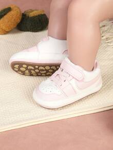 全新软底防滑耐用幼儿鞋，钩环设计休闲运动鞋，适合婴幼儿，适合春秋季 - 粉色 - 查看 3