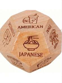 1 Peça Dado de Decisão Alimentar - Adicione Diversão à Noite de Encontro, Presente para Casais, Atividade Engraçada e Humorística para Casais, Jogo de Reunião Familiar de Feriado, Suprimentos de Decoração Criativa de Festa, Suprimentos para Criação de Atmosfera de Festa