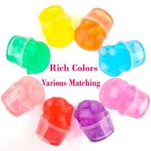 11 Pack Slime Kit For Kids With 8 Clear And 3 Butter, Slime Party Favors For Kids Slime Bulk DIY Stress Relief Toy Easter Birthday Goodie Bag Stuffer Classroom Reward For Girls Boys - 彩色 - 查看 7