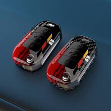 New ABS Car Flip Key Case Cover Shell For Peugeot 208 308 408 508 2008 3008 4008 5008 For Citroen C3 C4 CACTUS C6 C8 Accessories