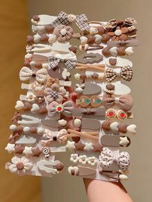 15pcs/Set Cute Colorful Hair Clips For Girls - Multicolor - View 6