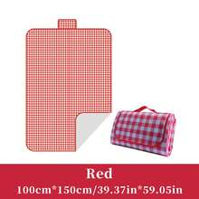 1pc Waterproof Foldable Large Picnic Mat, Checkered Beach Blanket, Suitable For Outdoor Camping, Beach, Park, Festivals, Lawn, Portable And Washable For Spring/Summer - Multicolor - View 16