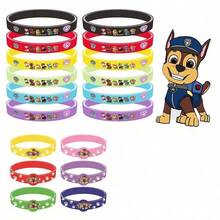 Paw Patrol Paw Patrol Cartoon And Anime Themed Silicone Bracelet: Paw Patrol Theme Bracelet As Party Favors, Room Decor, Wall Decor, School Decor, Dorm Decor, Back To School