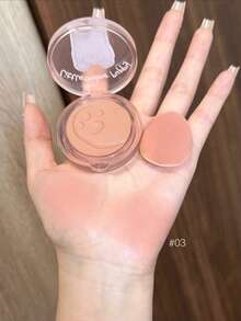Little Ondine Cream Blush 03, Natural Dewy Makeup Effect, Easy To Blend, Non-Cakey, Hydrating & Plump Texture, Long-Lasting, Multi-Purpose: Can Be Used On Cheeks, Lips, Eyes, Collaboration Edition, Exquisite Packaging, Perfect Gift Choice