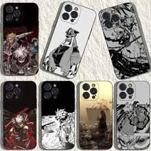 Funda de Teléfono Anime G-Gachiakuta Compatible con  16,15,14,13,12,11 Plus,Pro Max,XS,X,XR,SE,Mini,8,7, Funda Negra de Silicona Suave, Funda Compatible con  17, Funda  17 Pro, Funda  17 Pro Max - z2 - Ver 1