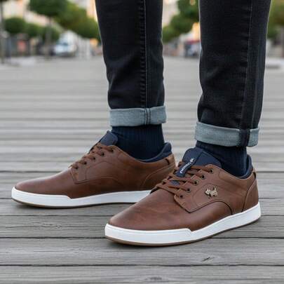  Ferrioni Tenis urbano para hombre café