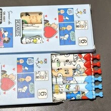 1set/6PCS/SET Kawaii Snoopy Heart-Shaped Press Pen - High-Value Ins Limited Edition 0.5mm Black Gel Pen, Cute Student Girls' Exam Writing Pen, Smooth Ink School Supplies