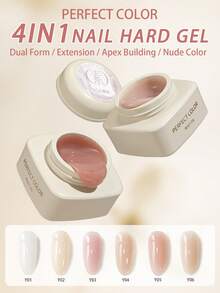 20g Dual-Ended Nail Extension Gel, Perfect Color Nail Gel, Natural Looking Nails, Suitable For All Seasons, Enjoy Salon Experience At Home - Nhiều màu - Xem 1