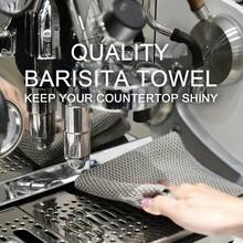 4-Pack Ultra Soft Microfiber Kitchen Towels - Highly Absorbent, Double-Sided Textured Waffle Weave, Easy To Clean, Space-Themed White, Gray, And Beige, Suitable For Countertops And Appliances, Dish Towels - 2 件米色 + 2 件灰色 - 查看 5