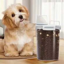 1pc Rice Bucket Storage Container, Sealed Storage Container, Household Insect Proof, Moisture-Proof, Leak Proof Sealed Flour Storage Container, Rice, Covered Grain And Miscellaneous Grain Storage Box, Portable Storage Box - Very Suitable For Organizing And Storing Grains, Nuts, Flour, Rice, Kitchen, Perfect Kitchen Accessories For Home And Outdoor Use