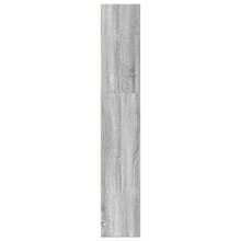 Libreria Larryhot Sonoma Grey 80x24x143 cm Legno ingegnerizzato, resistente e durevole, facile da montare, stile decorativo, adattA, Per riporre soprammobili, statuette, libri, piccoli oggetti, ecc. - Grigio - Visualizzare 5