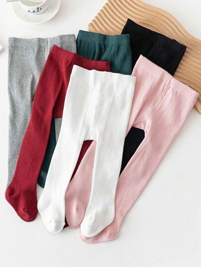 3 Pairs Black White Pink Baby Girls Seamless Mesh Leggings Tights, Toddler Stockings Soft Breathable Infant Pantyhose Travel Pants, Baby Essentials Daily Sports Dresser Leggings, Halloween Decorations Christmas Xmas Gift