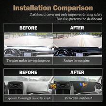 - Funda para tablero de salpicadero compatible con Fo - rd 2020 - 2013 sin modelos HUD alfombrilla antirreflejos, almohadilla antideslizante para protector negro - Negro - + Fit 13-20 Fusion - (Negro) - Ver 6