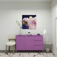 A Roll Of Wallpaper, Matte Dark Green And Purple Pattern Wallpaper, Peel And Stick, Detachable, Easy To Install, Used For Bedroom And Living Room Background Wall Decoration, Desktop And Outdoor Garden Renovation, And Festival Atmosphere Decoration.