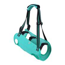 1pc Pet Elderly/Disabled Dog Rehabilitation Walking Assist Reflective Harness. Suitable For Elderly Or Disabled Dogs That Need Mobility Assistance. Durable And Adjustable Shoulder Straps Ensure Secure Fit. Helps With Standing, Walking And Climbing Stairs During Recovery. - Multicolor - View 15