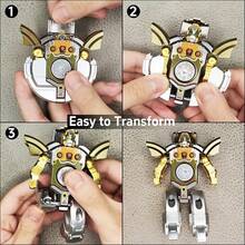 360 Degree Rotating Gravity Sensor Transforming Robot - ABS Resin Material, Teenage And Desktop Creative Leisure Toy, Future Design, Birthday Gift, Holiday Present - Multicolor - View 3