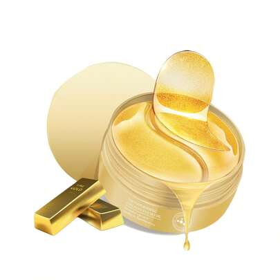 Máscara De Olhos Hidratante Com Colágeno Dourado 60pcs