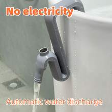 雨水输送和溢流管道解决方案 - 自吸虹吸软管套装，可轻松自动排水和注水 - 紧急洪水、水族馆、游泳池 - 重力流、零能耗 - 以及家庭花园、车库、节日和家庭的工具