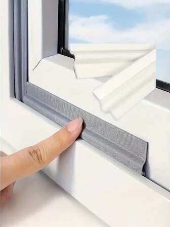 1pc Door/Window Seal Strip, Weather Stripping Insulation Tool, Window Soundproof Self-Adhesive Weatherproofing Tape, Soundproofing Draft Stopper For Doors Bottom And Side Gap Blocker, Windproof, Dustproof, Rainproof, Noise Reduction Sealing Tape, Stickers, Wall Decal, Vinyl Decal For Home Decorations, Decoration Items Refresh Your Home, Rama Decoration Stickers Gifts Birthday Graduation Wall Decor Room Decor Wall Stickers Wall Sticker