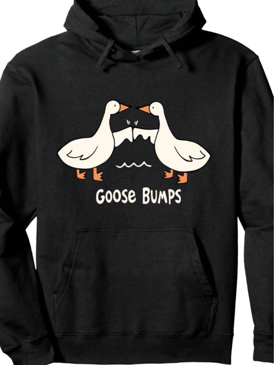 Goose Bumps Best Friend Pun BFF Mens & Womens Pullover Hoodie