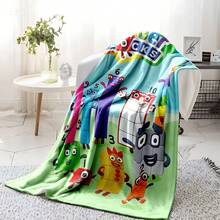 Numberblocks Math Adventure Flannel Throw Blanket Colorful Educational Character Design Soft Warm Lightweight Blanket For Kids Playroom Classroom Nursery Bedroom Couch Learning Time Gift For Boys Girls Children Fans Birthday Christmas Educational Present, Versatile Shawl/Blanket: Durable, Comfy, Breathable, Easy-Care. Multi-Use: Bed/Sofa/Camp/Travel/Office/Car/Desk. Events: NY/V-Day/Fall/StPats/Halloween/Tgiving/Xmas/Solstice/Easter/Mom&Dad/July4/LaborDay. Patterns: Cheetah/Stripe/Plaid/Houndstooth/Geo/Animal/Botanical/Abstract/US Flag/Holiday Plaid. Types: Throw/Stitch/Hand-Stitched/Thermal/Flannel/Microfiber/Bamboo. Fringe/Tassels/Poms. Fabrics: Sherpa/Chunky/Cable Knit. Features: All-Season, Light Warmth, Anti-Pilling, Gift-Wrap. - 多色 23 - 查看 9